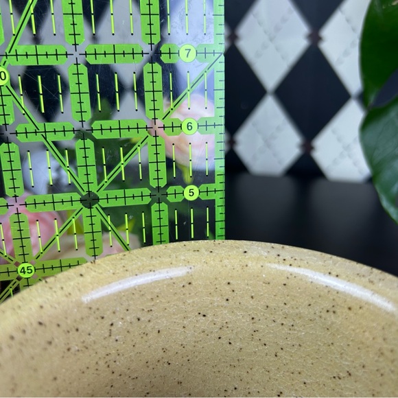 Studio Pottery Crock for Kitchen Utensils 4.5” + Underplate| Farmhouse Primitive - Picture 6 of 12